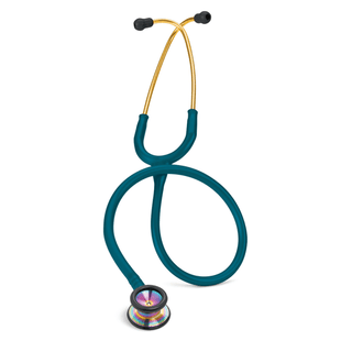 SOLVENTUM LITTMANN CLASSIC II PEDIATRIC & INFANT STETHOSCOPESPediatric Stethoscope, 28", Rainbow Finish Chestpiece, Caribbean Blue Tubing (Littmann items are only available for sale online by distributors authorized by 3M Littmann) | Quantity - 1x EA