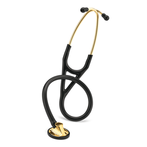 SOLVENTUM LITTMANN MASTER CARDIOLOGY STETHOSCOPE - Stethoscope, 27", Brass Finish Chestpiece, Black Tubing (Continental US+HI Only) (Littmann items are only available for sale online by distributors authorized by 3M Littmann) | Quantity - 1x EA
