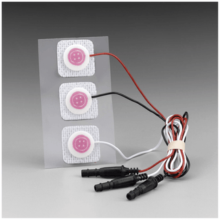 SOLVENTUM RED DOT ECG MONITORING ELECTRODES WITH PRE-ATTACHED LEAD WIRE - Neonatal, 2cm x 4cm, Pre-Wired Radiolucent Electrode with Clear Tape, 3/bg, 10 bg/bx, 10 bx/cs | Quantity - 1x CS