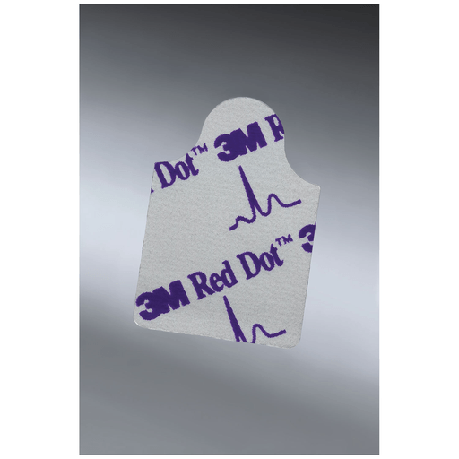 SOLVENTUM RED DOT RESTING MONITORING ELECTRODES - Monitoring Electrode, Conductive Adhesive, 2cm x 2cm, Tab Style, 10/card, 10 cards/bg, 40 bg/cs (Continental US+HI Only) | Quantity - 1x CS