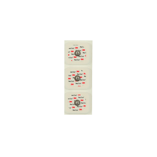 SOLVENTUM RED DOT MONITORING ELECTRODES WITH FOAM TAPE & STICKY GEL - Monitoring Electrode, 1.60" x 1.36", Adult, Universal, Foam, Sticky Gel, Diaphoretic, 3/bg, 200 bg/cs (Continental US+HI Only) | Quantity - 1x CS