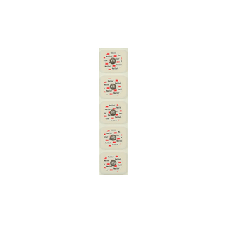 SOLVENTUM RED DOT MONITORING ELECTRODES WITH FOAM TAPE & STICKY GEL - Monitoring Electrode, 1.60" x 1.36", Adult, Universal, Foam, Sticky Gel, Diaphoretic, 5/bg, 200 bg/cs (Continental US+HI Only) | Quantity - 1x CS