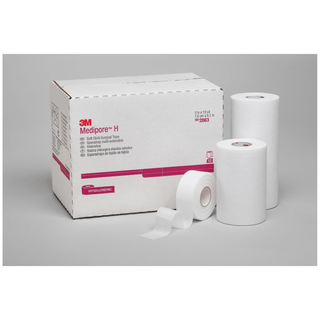 SOLVENTUM MEDIPORE H SOFT CLOTH SURGICAL TAPE - Cloth Surgical Tape, 1" x 10 yds, 2 rolls/pk, 12 pk/cs (Continental US+HI Only) | Quantity - 1x CS