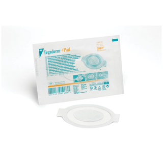SOLVENTUM TEGADERM + PAD FILM DRESSING WITH NON-ADHERENT PADTransparent Dressing, 3" x 4 1/8", Pad Size 1" x 2 3/8", 25/bx, 4 bx/cs | Quantity - 1x CS
