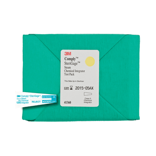 SOLVENTUM COMPLY (STERIGAGE) CHEMICAL INTEGRATORS - Integrator Test Pack with Steam Chemical Integrator, 16/bx, 4 bx/cs (Continental US+HI Only) | Quantity - 1x CS