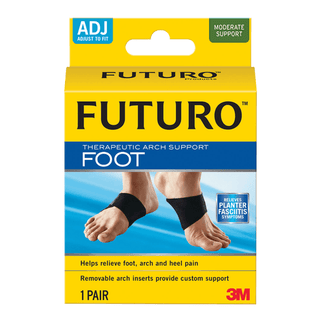 3M PSD FUTURO THERAPEUTIC ARCH SUPPORT - Arch Support, Adjustable, 2pk, 6 pk/cs (Continental US+HI Only) | Quantity - 1x CS