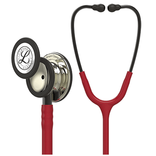 SOLVENTUM LITTMANN CLASSIC III STETHOSCOPE - Stethoscope, Champagne Chestpiece, Burgundy Tubing, 27" (Continental US+HI Only) (Littmann items are only available for sale online by distributors authorized by 3M Littmann) | Quantity - 1x EA