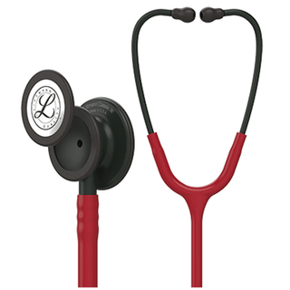 SOLVENTUM LITTMANN CLASSIC III STETHOSCOPE - Stethoscope, Black-Finish Chestpiece, Burgundy Tubing, 27" (Continental US+HI Only) (Littmann items are only available for sale online by distributors authorized by 3M Littmann) | Quantity - 1x EA