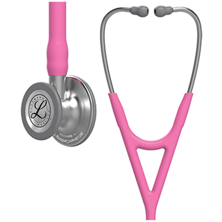SOLVENTUM LITTMANN CARDIOLOGY IV STETHOSCOPEStethoscope, Standard Finish Chestpiece, Rose Pink Tube, 27", Special Edition Breast Cancer (Littmann items are only available for sale online by distributors authorized by 3M Littmann) | Quantity - 1x EA