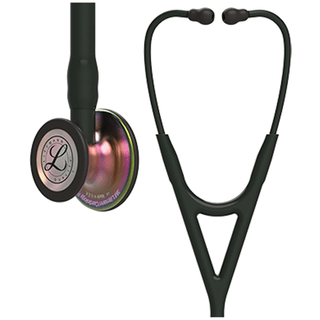 SOLVENTUM LITTMANN CARDIOLOGY IV STETHOSCOPE - Stethoscope, Rainbow Finish Chestpiece, Black Tube, 27" (Continental US+HI Only) (Littmann items are only available for sale online by distributors authorized by 3M Littmann) | Quantity - 1x EA