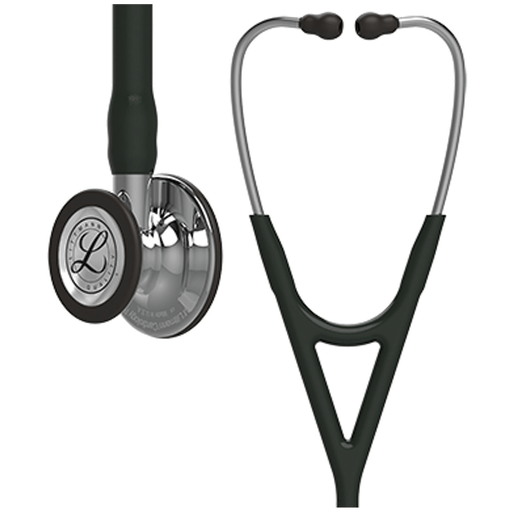 SOLVENTUM LITTMANN CARDIOLOGY IV STETHOSCOPEStethoscope, Mirror Finish Chestpiece, Black Tube, 27" (Littmann items are only available for sale online by distributors authorized by 3M Littmann) | Quantity - 1x EA