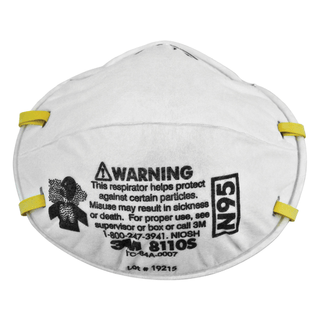 3M PSD PARTICULATE RESPIRATOR - Particulate Respirator, N100, Disposable, 20/cs (Continental US+HI Only) | Quantity - 1x CS