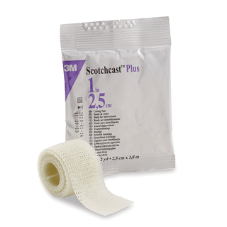 SOLVENTUM SCOTCHCAST PLUS CASTING TAPE - Plus Casting Tape, Standard, 1" x 2 yds, White, 10/cs (Continental US+HI Only) | Quantity - 1x CS