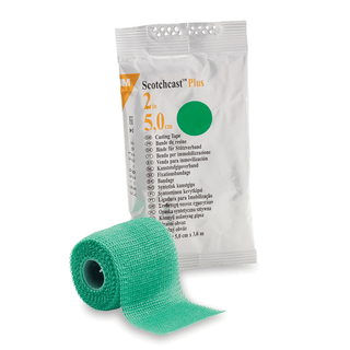 SOLVENTUM SCOTCHCAST PLUS CASTING TAPE - Plus Casting Tape, 2" x 4 yds, Green, 10/cs (Continental US+HI Only) | Quantity - 1x CS