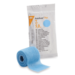 SOLVENTUM SCOTCHCAST PLUS CASTING TAPE - Plus Casting Tape, 2" x 4 yds, Light Blue, 10/cs (Continental US+HI Only) | Quantity - 1x CS