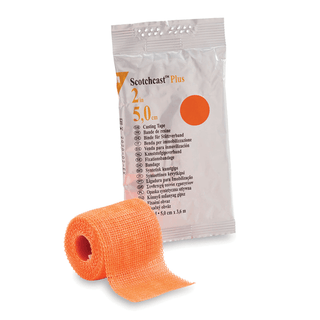 SOLVENTUM SCOTCHCAST PLUS CASTING TAPE - Plus Casting Tape, 2" x 4 yds, Bright Orange, 10/cs (Continental US+HI Only) | Quantity - 1x CS