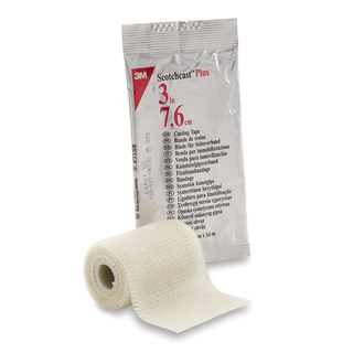 SOLVENTUM SCOTCHCAST PLUS CASTING TAPEPlus Casting Tape, Standard, 3" x 4 yds, White, 10/cs | Quantity - 1x CS