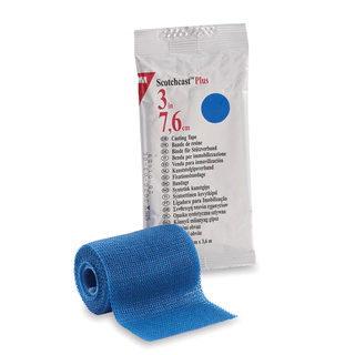SOLVENTUM SCOTCHCAST PLUS CASTING TAPE - Plus Casting Tape, 3" x 4 yds, Blue, 10/cs (Continental US+HI Only) | Quantity - 1x CS