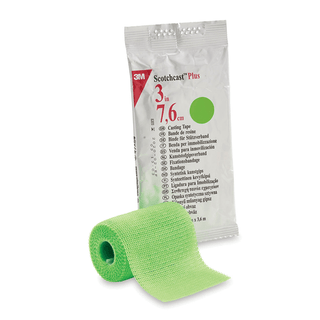 SOLVENTUM SCOTCHCAST PLUS CASTING TAPEPlus Casting Tape, 3" x 4 yds, Bright Green, 10/cs | Quantity - 1x CS