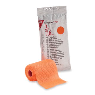 SOLVENTUM SCOTCHCAST PLUS CASTING TAPE - Plus Casting Tape, 2" x 4 yds, Bright Orange, 10/cs | Quantity - 1x CS