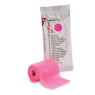 SOLVENTUM SCOTCHCAST PLUS CASTING TAPEPlus Casting Tape, 3" x 4 yds, Rose, 10/cs | Quantity - 1x CS