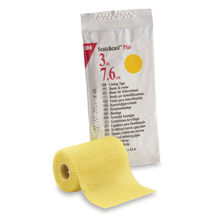 SOLVENTUM SCOTCHCAST PLUS CASTING TAPE - Plus Casting Tape, Standard, 2" x 4 yds, Yellow, 10/cs (Continental US+HI Only) | Quantity - 1x CS