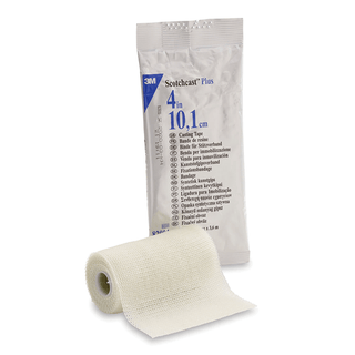 SOLVENTUM SCOTCHCAST PLUS CASTING TAPEPlus Casting Tape, Standard, 4" x 4 yds, White, 10/cs | Quantity - 1x CS