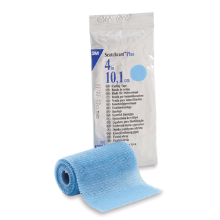 SOLVENTUM SCOTCHCAST PLUS CASTING TAPEPlus Casting Tape, 4" x 4 yds, Light Blue, 10/cs | Quantity - 1x CS