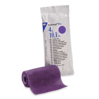 SOLVENTUM SCOTCHCAST PLUS CASTING TAPE - Plus Casting Tape, 4" x 4 yds, Purple, 10/cs (Continental US+HI Only) | Quantity - 1x CS