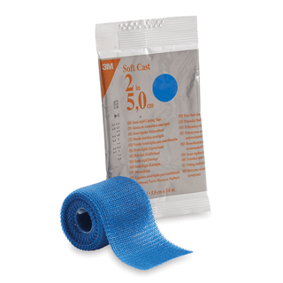 SOLVENTUM SCOTCHCAST SOFT CAST CASTING TAPE - Soft Casting Tape, Blue, 2" x 4 yds, 10/cs (Continental US+HI Only) | Quantity - 1x CS