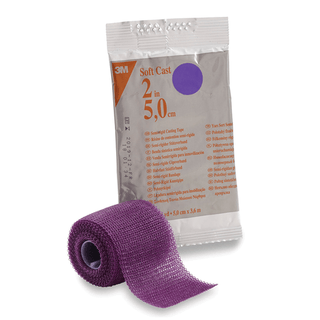 SOLVENTUM SCOTCHCAST SOFT CAST CASTING TAPE - Soft Casting Tape, Purple, 2" x 4 yds, 10/cs (Continental US+HI Only) | Quantity - 1x CS