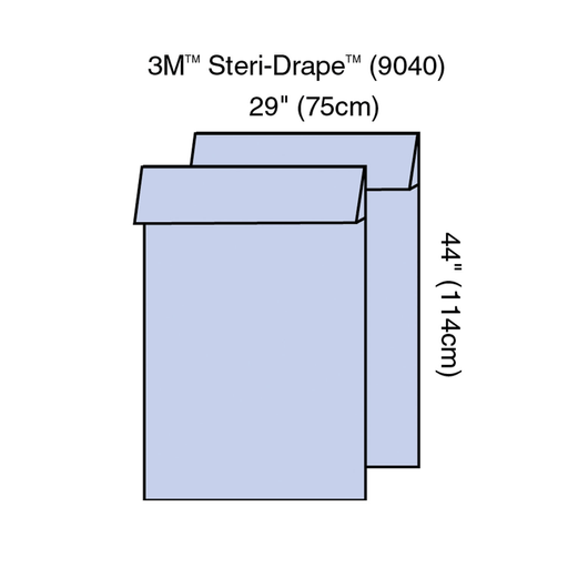 SOLVENTUM DRAPES & SHEETSSteri-Drape Extremity Cover (Pair), 29" x 44", Absorbent Impervious Material, 12 pr/bx, 4 bx/cs | Quantity - 1x CS