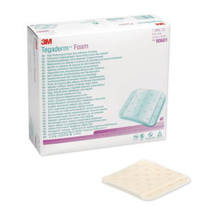 SOLVENTUM TEGADERM FOAM DRESSING - NONADHESIVE - Non-Adhesive Foam Dressing, 2" x 2", 10/bx, 4 bx/cs (Continental US+HI Only) | Quantity - 1x CS