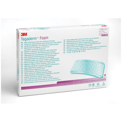 SOLVENTUM TEGADERM FOAM DRESSING - NONADHESIVE - Non-Adhesive Foam Dressing, 2" x 2", 10/bx, 4 bx/cs | Quantity - 1x CS