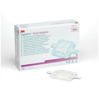 SOLVENTUM TEGADERM FOAM ADHESIVE DRESSING - Foam Adhesive Dressing, 3 " x 3 ", Square, 10/bx, 4 bx/cs (Continental US+HI Only) | Quantity - 1x CS
