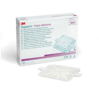 SOLVENTUM TEGADERM FOAM ADHESIVE DRESSINGFoam Adhesive Dressing, 4 x 4, Square, 10/bx, 4 bx/cs | Quantity - 1x CS