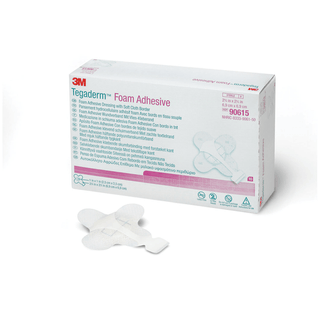SOLVENTUM TEGADERM FOAM ADHESIVE DRESSINGFoam Adhesive Dressing, Mini Wrap, 2 " x 2 ", 10/bx, 4 bx/cs | Quantity - 1x CS