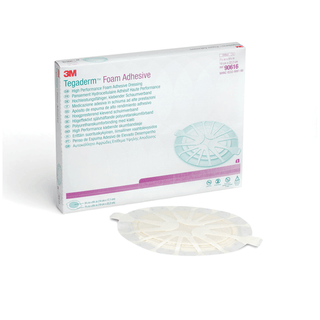 SOLVENTUM TEGADERM FOAM ADHESIVE DRESSING - Foam Adhesive Dressing, 7 " x 8 ", Oval, 5/bx, 3 bx/cs (Continental US+HI Only) | Quantity - 1x CS