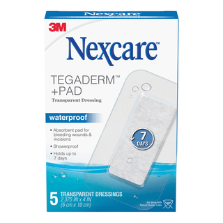 3M PSD NEXCARE ADHESIVE PADS - Absolute Waterproof Premium Adhesive Pads, 2 3/8" x 4", 5/bx, 12 bx/cs (Continental US+HI Only) | Quantity - 1x CS