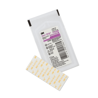 SOLVENTUM STERI-STRIP ADHESIVE SKIN CLOSURES - Reinforced Skin Closure, 1/8" x 3", 5 strips/env, 50 env/bx, 4 bx/cs (Continental US+HI Only) | Quantity - 1x CS