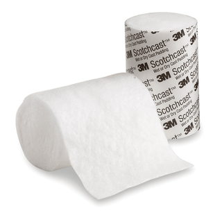 SOLVENTUM SCOTCHCAST WET OR DRY CAST PADDINGWet or Dry Cast Padding, 4" x 4 yds, 20 rl/bg, 4bg/cs | Quantity - 1x CS