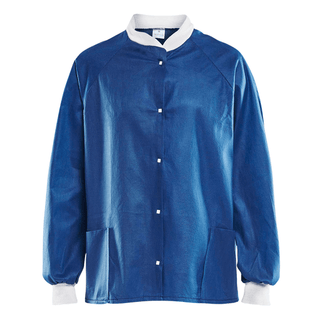 MOLNLYCKE BARRIER WEARING APPAREL - WARM UP JACKETS - Warm-Up Jacket, Small, Blue, 48/cs  | Quantity - 1x CS