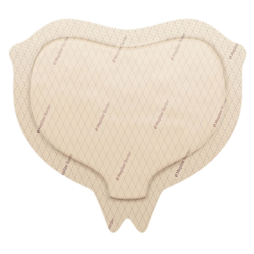 MOLNLYCKE WOUND DRESSINGMEPILEX BORDER SACRUMBorder Foam Sacrum Dressing, 6.3 x 7.9 (16 x 20cm), Self-Adherent Soft Silicone, 10/bx, 5bx/cs | Quantity - 1x CS