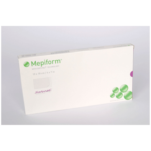 MOLNLYCKE WOUND MANAGEMENT - MEPIFORM - Self-Adherent Soft Silicone Gel Sheeting, 4" x 7", 5/bx, 7 bx/cs (US Only) | Quantity - 1x CS