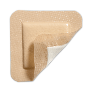 MOLNLYCKE WOUND MANAGEMENT - MEPILEX - Border Foam Dressing, Antimicrobial Self-Adherent Absorbent with Safetac Technology, 4" x 8", 5/bx, 7 bx/cs (US Only) | Quantity - 1x CS