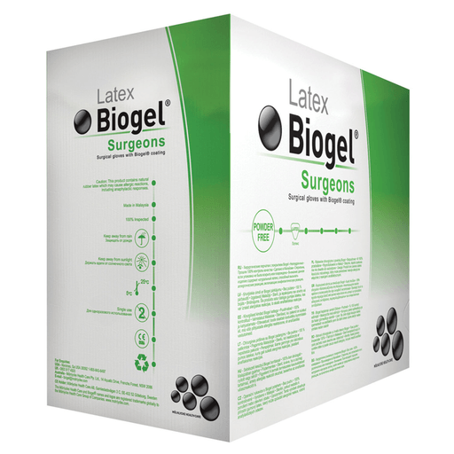 MOLNLYCKE BIOGEL SURGEON GLOVES - Surgeon Glove, Size 6, Sterile, Latex, Powder Free (PF), 50/bx, 4 bx/cs (30 cs/plt) (US Only) | Quantity - 1x CS