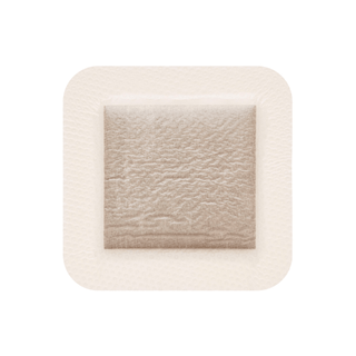 MOLNLYCKE WOUND MANAGEMENTMEPILEXSelf-Adherent Absorbent Foam Dressing, Antimicrobial, Bordered, 4" x 4", 5/bx, 10 bx/cs | Quantity - 1x CS