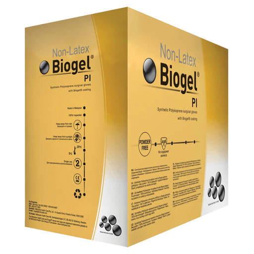 MOLNLYCKE BIOGEL PI GLOVES - Surgical Glove, Size 9, Sterile, Non-Latex, Powder Free (PF), 40/bx, 4 bx/cs (US Only) | Quantity - 1x CS