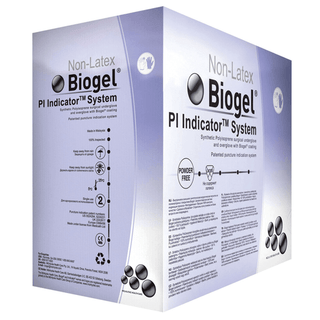 MOLNLYCKE BIOGEL PI INDICATOR GLOVESSurgical Glove, Size 6, Sterile, Non-Latex, Powder Free (PF), 50/bx, 4 bx/cs | Quantity - 1x CS