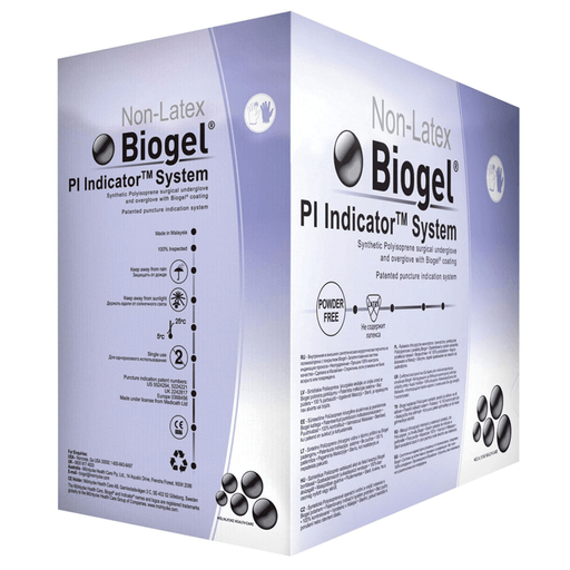 MOLNLYCKE BIOGEL PI INDICATOR GLOVES - Surgical Glove, Size 9, Sterile, Non-Latex, Powder Free (PF), 40/bx, 4 bx/cs (US Only) | Quantity - 1x CS